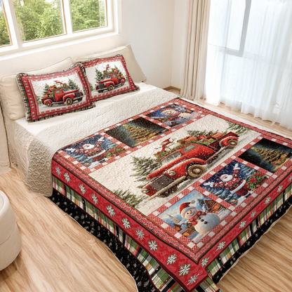Shineful All Season Quilt 3-Piece Set - Christmas Holiday Haul