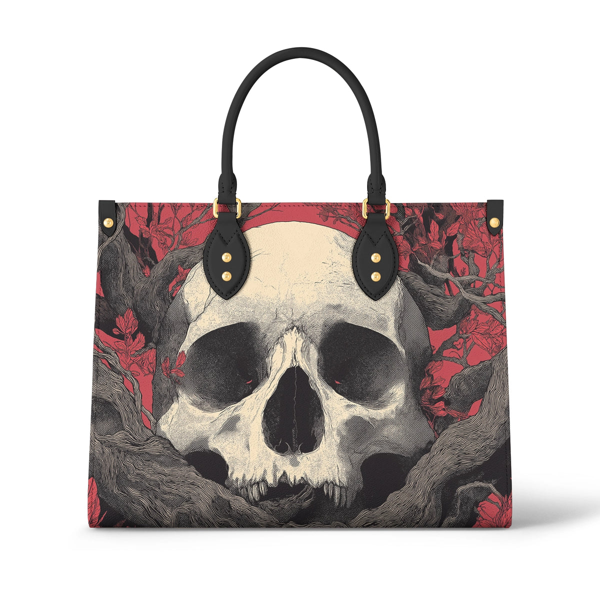 Shineful Leather Bag Redbound Skull