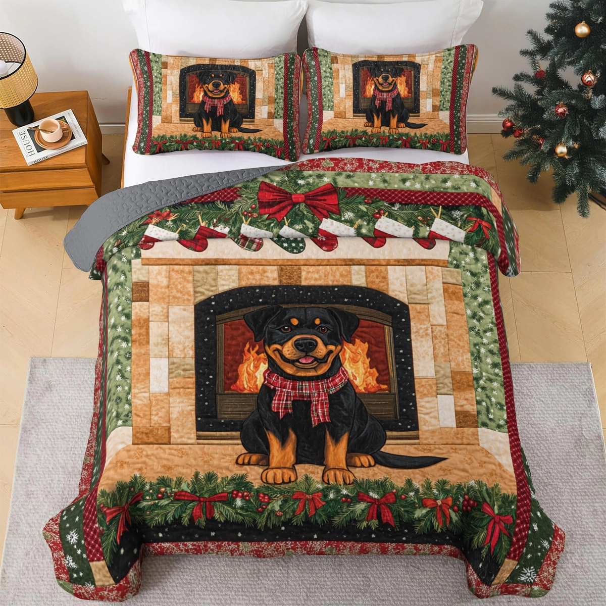 Shineful All Season Quilt 3-Piece Set Cozy Fireside Companion