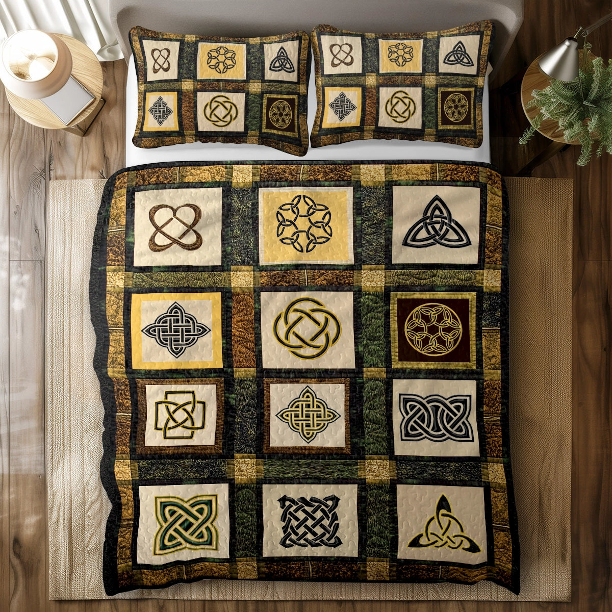 Shineful All Season Quilt 3-Piece Set - Celtic Knot Heritage