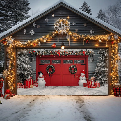 Shineful Garage Door Banner Decoration - Frosted Cheer