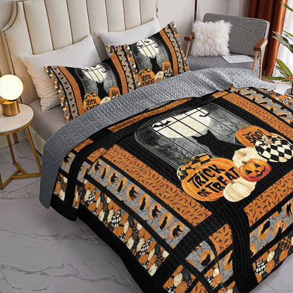 Shineful All Season Quilt 3-Piece Set Spooky Night