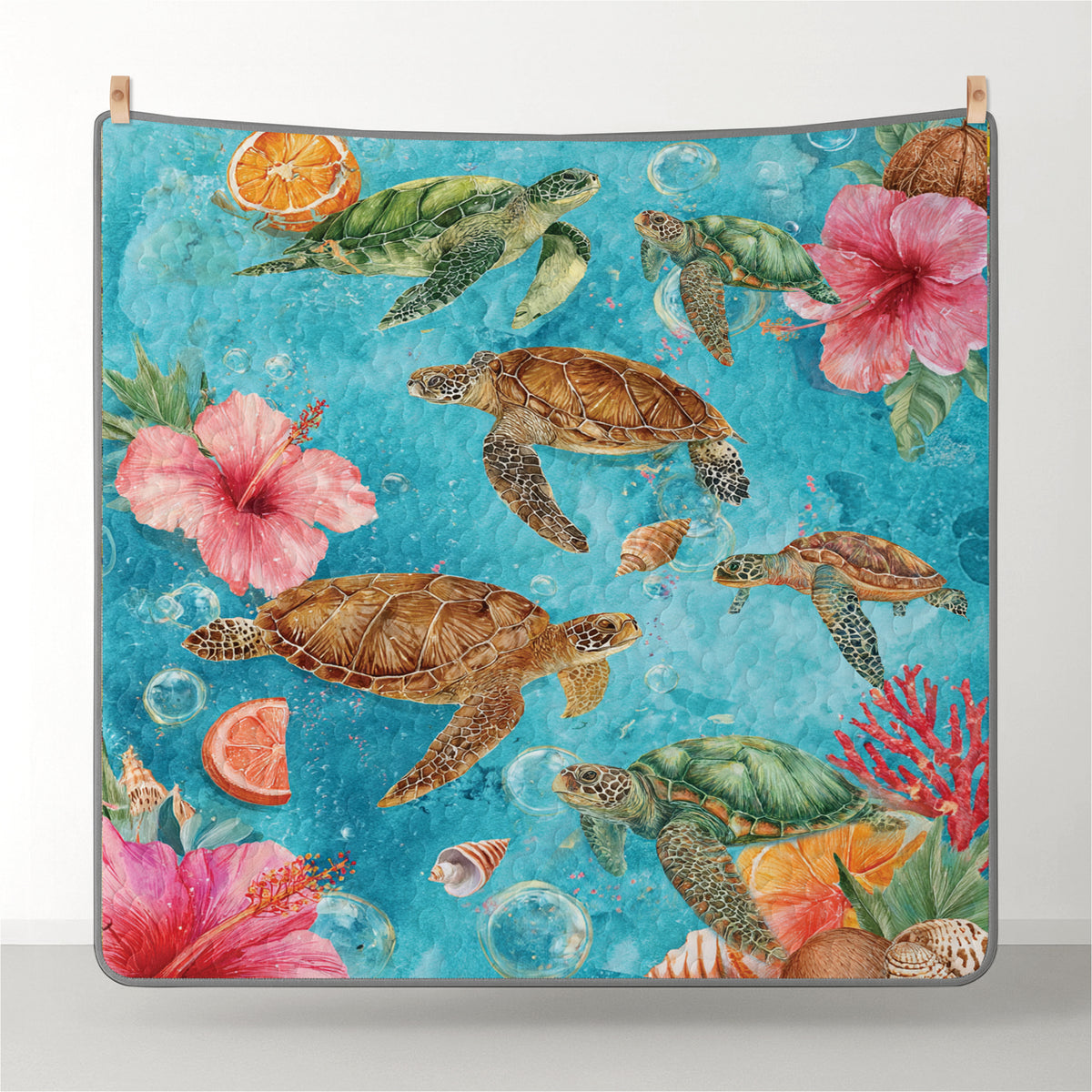 Shineful All Season Quilt 3-Piece Set Ocean Drift