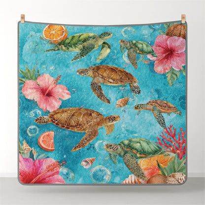 Shineful All Season Quilt 3-Piece Set Ocean Drift