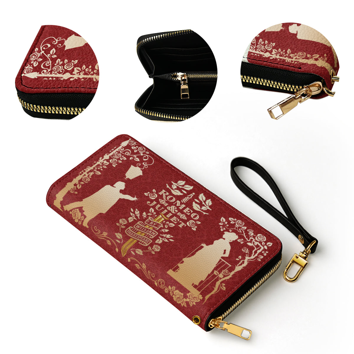 Shineful Leather Clutch Purse Eternal Lovers - Romeo & Juliet