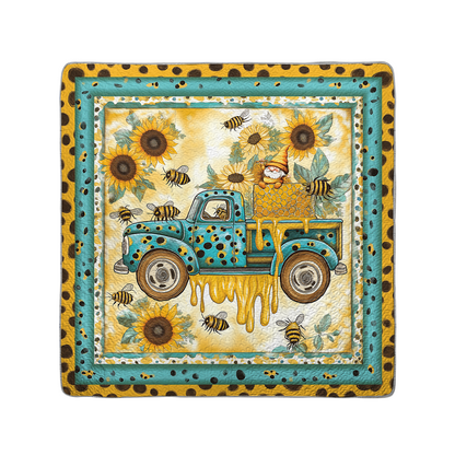 Shineful All Season Quilt 3-Piece Set Bee Truck Cozy