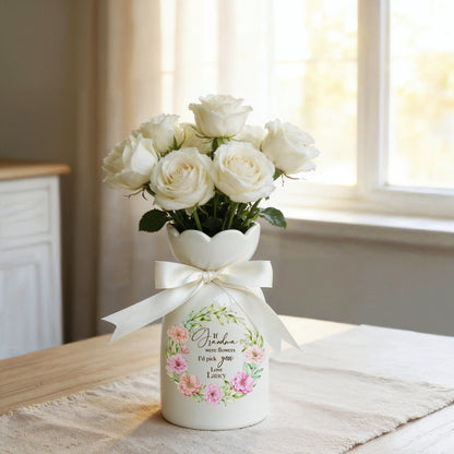 Shineful Flower Vase Personalized Tender Bloom