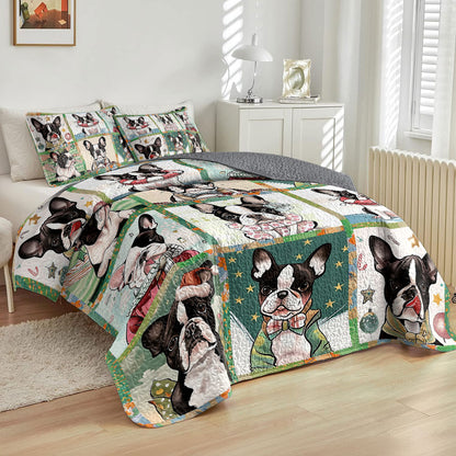 Shineful All Season Quilt 3-Piece Set Lovely Cute Buddies