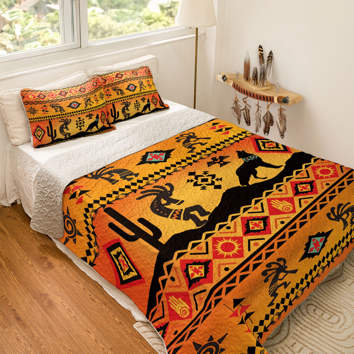 Shineful All Season Quilt 3-Piece Set Sunset Serenade