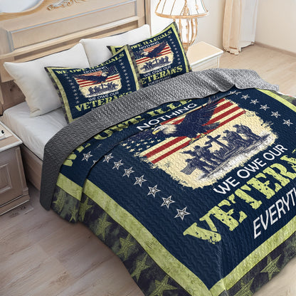 Shineful All Season Quilt 3-Piece Set - Veteran's Pride