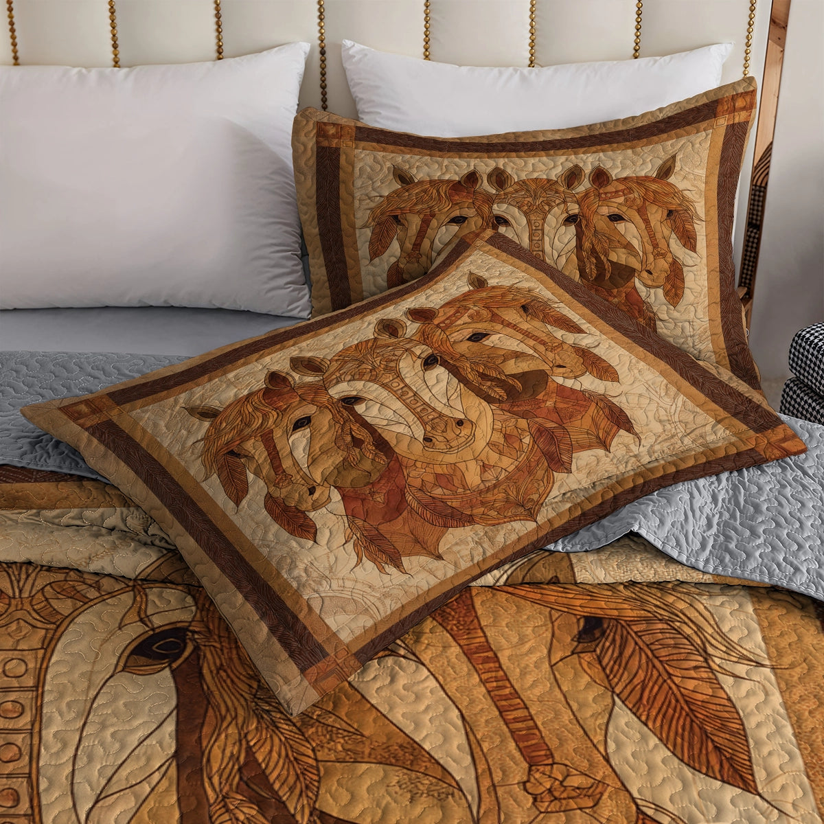 Shineful All Season Quilt 3-Piece Set Earthbound Guardians