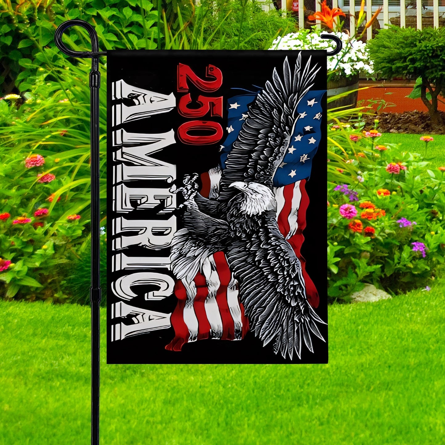 Shineful Gargen Flag 12" x 18" - 250 Years Unbroken