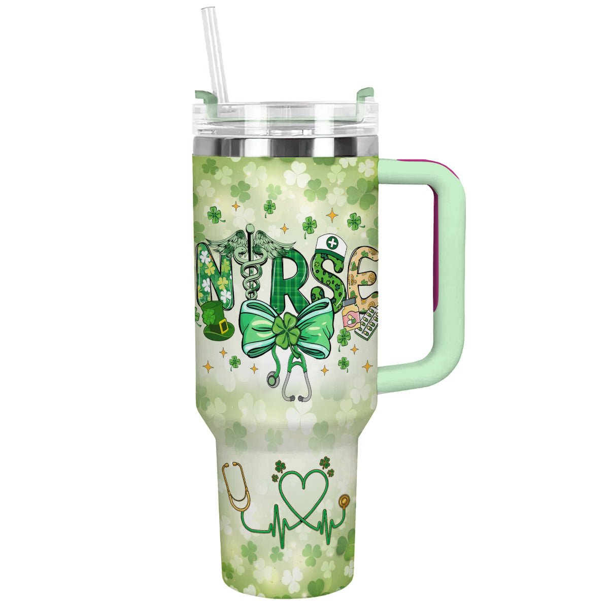 Shineful Tumbler Lucky Nurse Life
