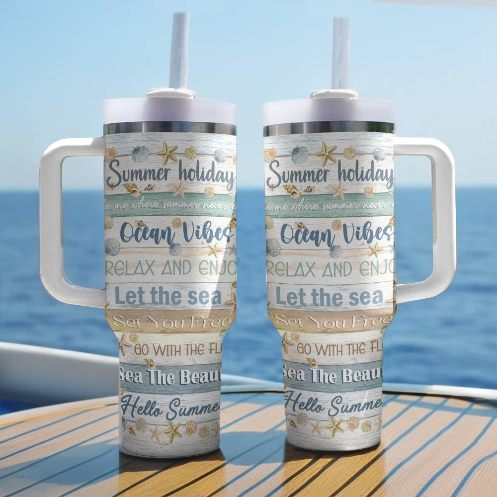 Shineful Tumbler Hello Summer
