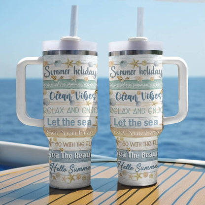 Shineful Tumbler Hello Summer