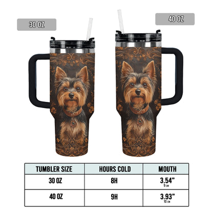 Shineful Tumbler Timeless Yorkie Charm