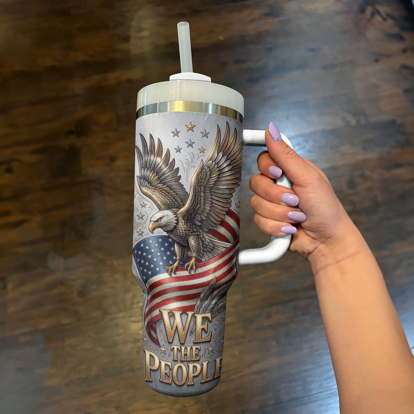 Shineful Tumbler American Eagle Freedom