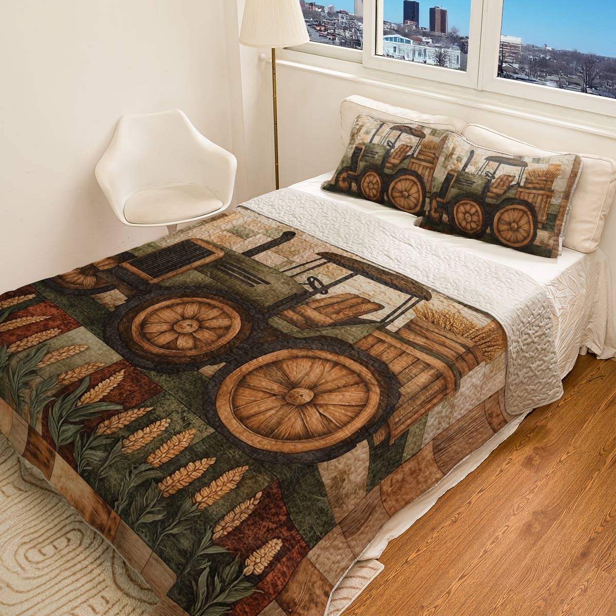 Shineful All Season Quilt 3-Piece Set - Farmer Rustic Charm