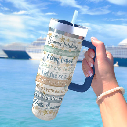 Shineful Tumbler Hello Summer