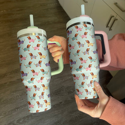 Shineful Tumbler Dog Cozy Dachshunds