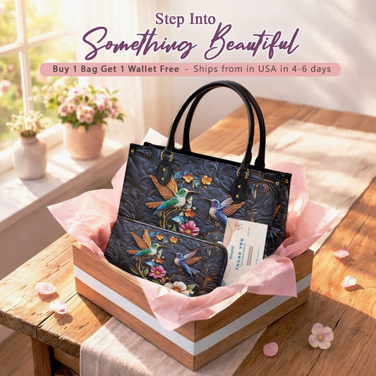 Shineful Leather Bag Hummingbird Dream