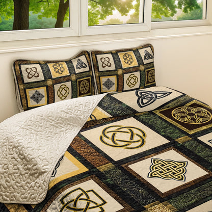Shineful All Season Quilt 3-Piece Set - Celtic Knot Heritage