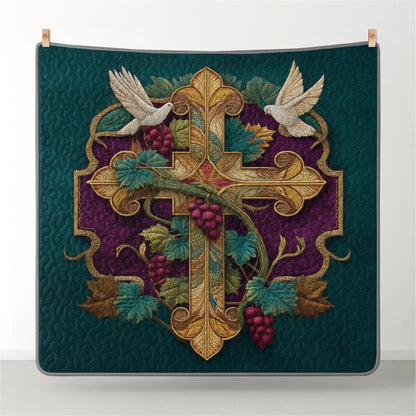 Shineful Quilt 3-Piece Set Vine of Eternal Grace