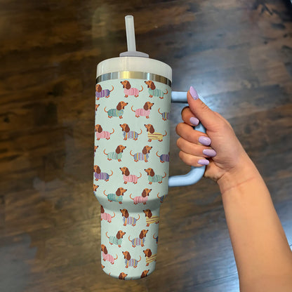Shineful Tumbler Dog Cozy Dachshunds
