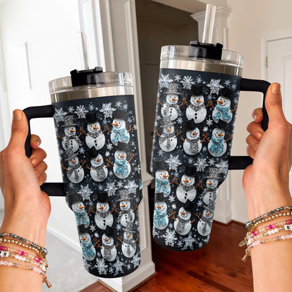 Shineful Glossy Tumbler Snowflake Cheer