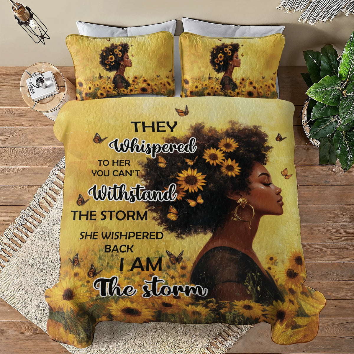 Shineful All Season Quilt 3-Piece Set - Empowered Queen