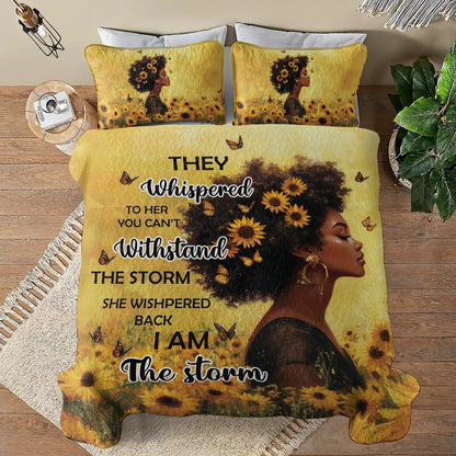 Shineful All Season Quilt 3-Piece Set - Empowered Queen