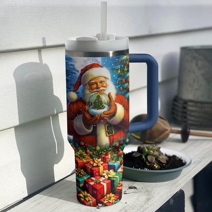 Shineful Tumbler Santa’s Magical Snow Globe Gift