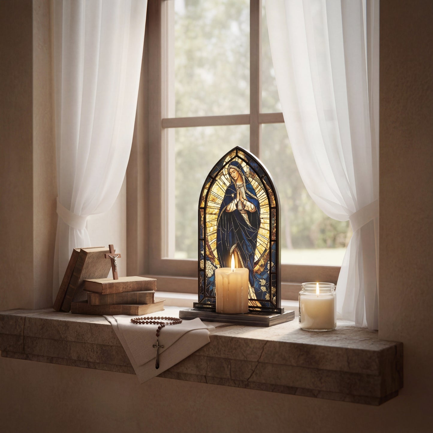 Shineful Suncatcher Candle Holder Mary’s Grace