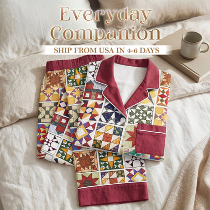 Shineful Top And Pant Set Quilting Block