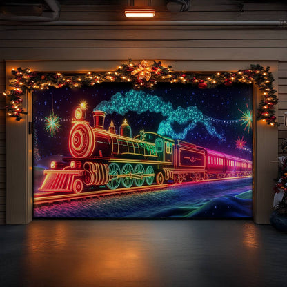 Shineful Garage Door Banner Decoration Holiday Gift Express