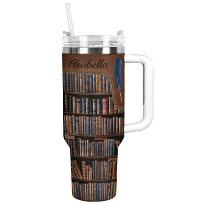 Shineful Tumbler Personalized Bookish Library Sip