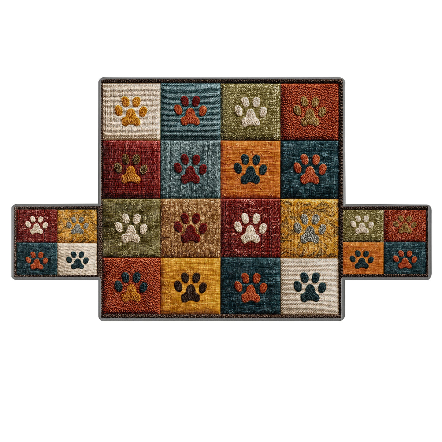 Shineful Sofa Cover Set Paw Love Quilt