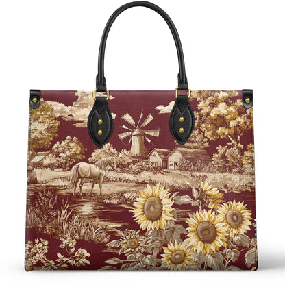 Shineful Leather Bag Texas Sunflower - Heart of the Lone Star Fields
