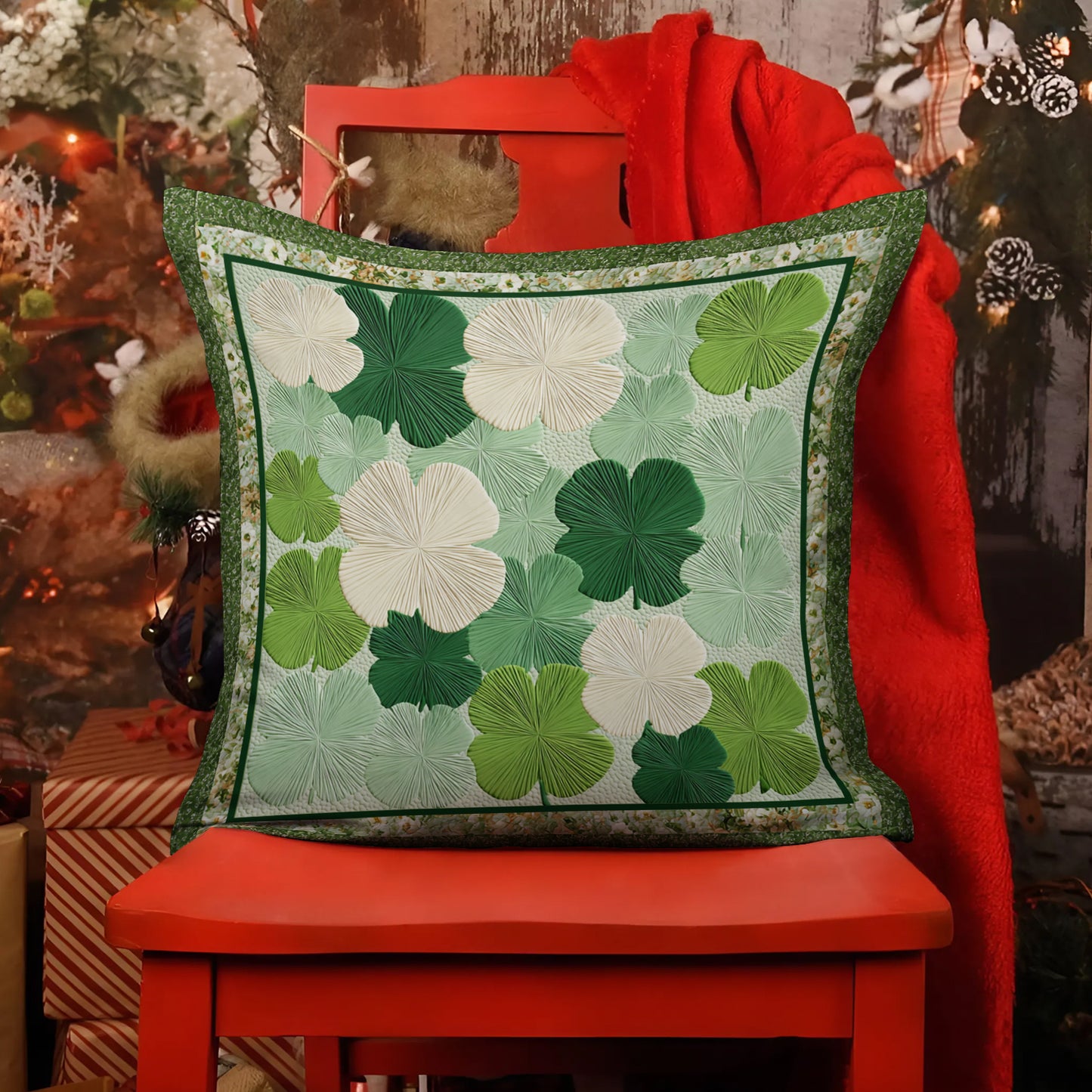 Shineful 2D Print Cushion Cover, Pillowcase, Pillows Covers Leaf Comfort