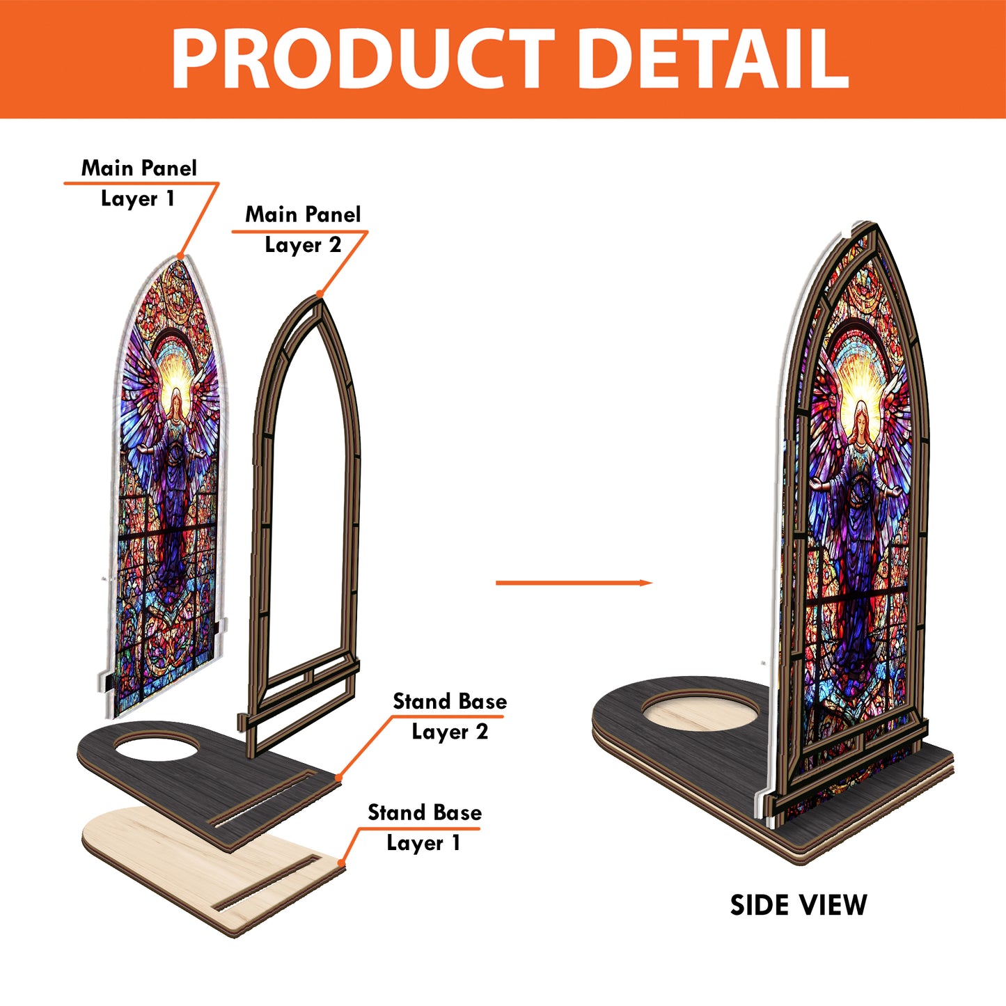 Shineful Suncatcher Candle Holder Guardian Light