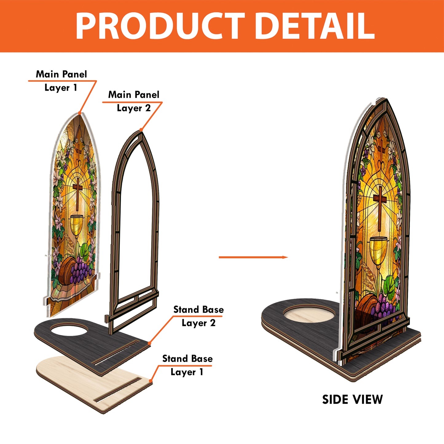 Shineful Suncatcher Candle Holder Eucharistic Light