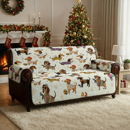 Shineful Sofa Cover Set Dachshund Troube