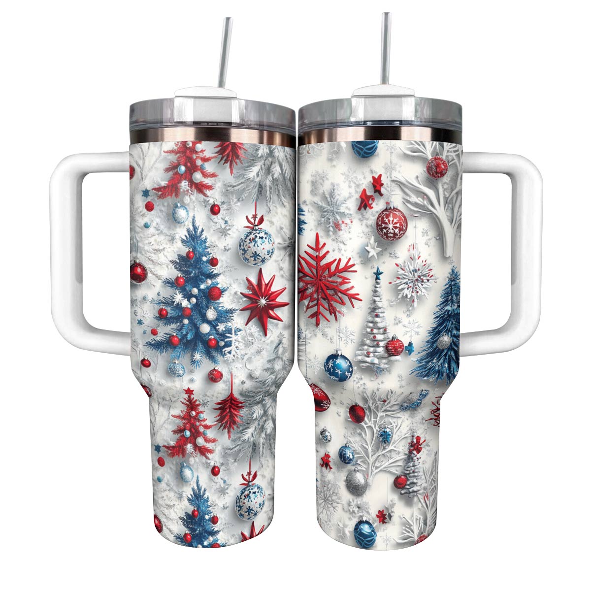 Shineful Glossy Tumbler Happy Christmas