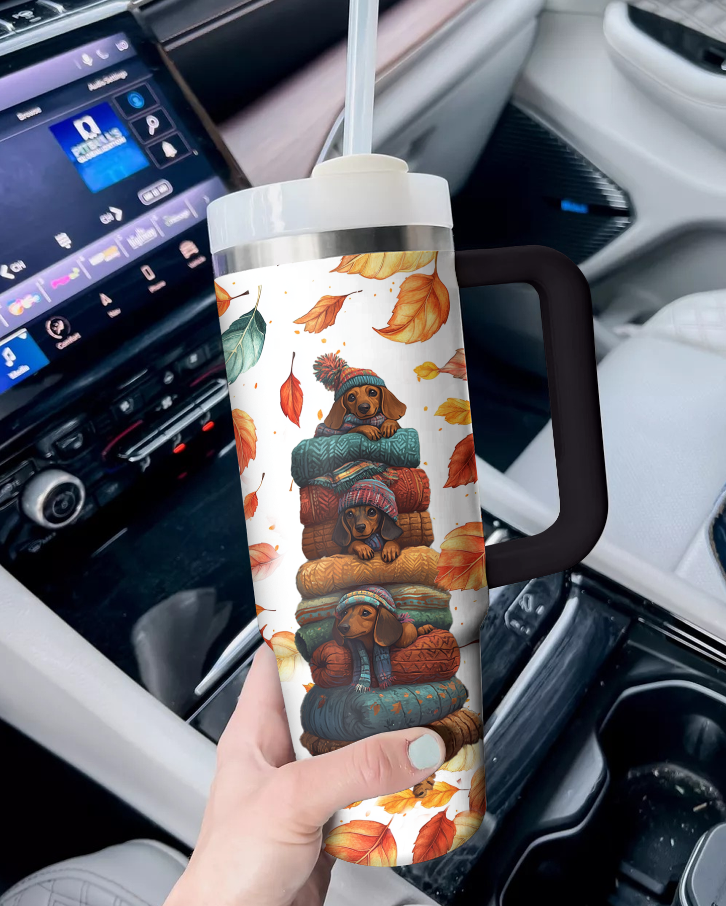 Shineful Tumbler Dachshund Cozy Stack