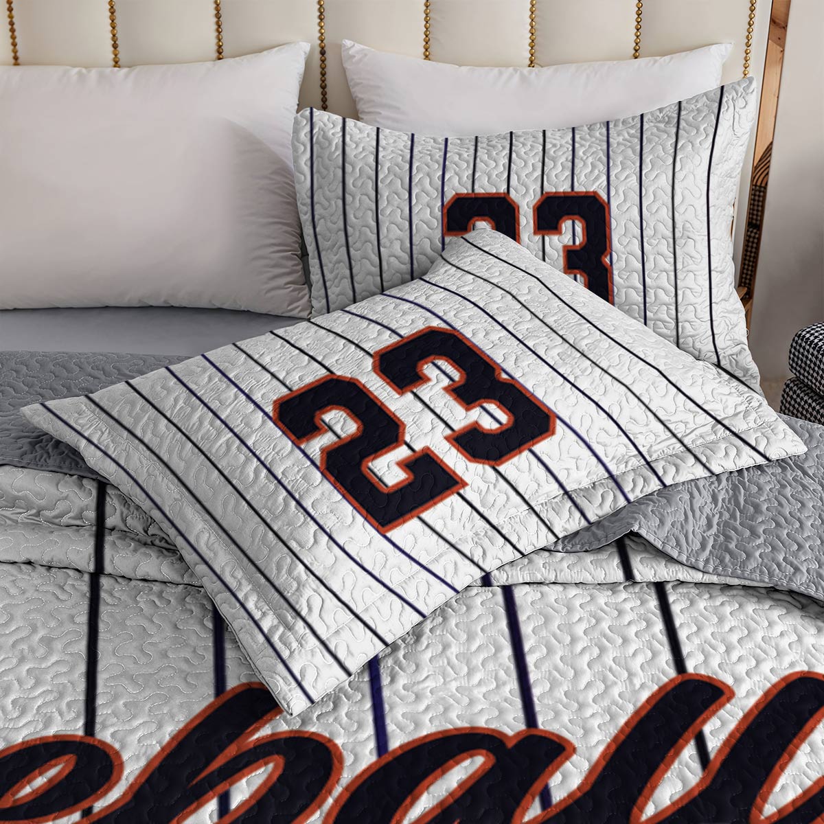Shineful Personalized All Season Quilt 3-Piece Set Baseball Fever