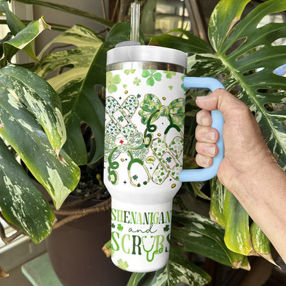Shineful Tumbler Scrubs & Shamrocks
