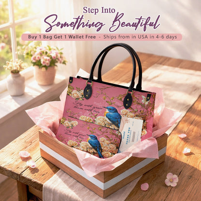 Shineful Leather Bag Bluebird Elegance