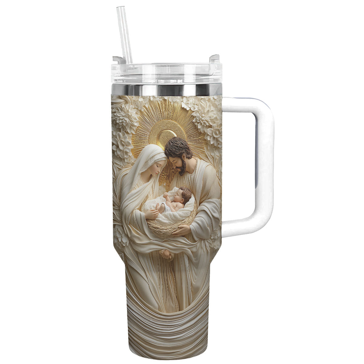 Shineful Glossy Tumbler Holy Family