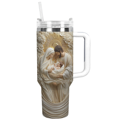 Shineful Glossy Tumbler Holy Family