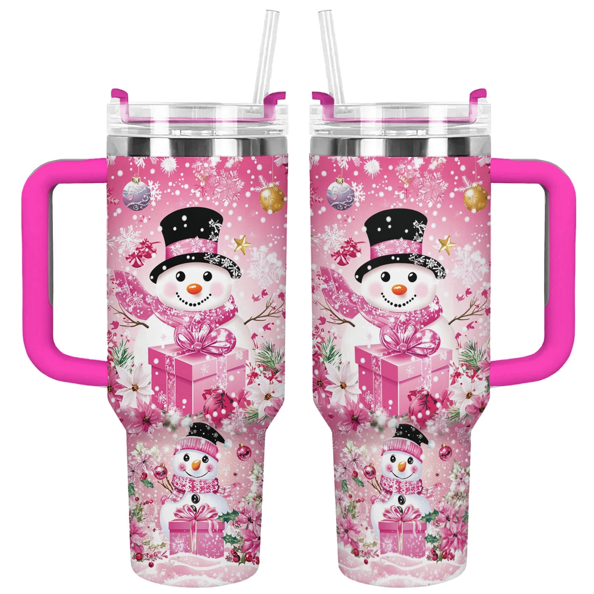 Shineful Tumbler Blushing Snowman Christmas